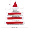 Милый Санта шляпа шарф Рождество красный костюм Костюм одеваются для домашних собак кошки рождественские украшения бесплатная доставка