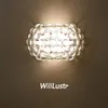 Modern Design Light Wall Sconce Lamp Acrylic Ball Lighting Caboche Bead LED R7S bulb clear amber bead hotel cafe