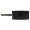 2-knapp vikning Key Shell Remote Nyckelfodral för Peugeot 207 307 307S 308 407 607 Däcktryck Alarmbilstyling199R