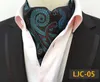 Mode cravat lyx män bröllop formell cravat brittisk stil gentleman neckerchief neck ties passar halsdukar företag slips