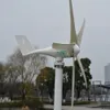 wind turbine 600w 12V/24V,5/3 blades horizontal wind generator combined with pwm wind controller for residential use