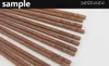 custom logo chopsticks Red sandalwood chopsticks Wooden Chopsticks hotel family Chopsticks Natural without paint Temperature carbonization