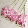 Hot Single Stam Orchid 78cm / 30.71 "Lengte 18 stks Kunstbloemen Mini Phalaenopsis Butterfly Orchids voor Home Xmas Showcase Decor