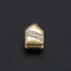 Nieuwe Custom Fit Goud Rosegold Silver Gun Plated Hip Hop Single Tooth Grillz Cap Top Bottom Grill Gold Tanden Caps