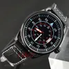 2209 Planca 44mm Black Dial Data Caso PVD Miyota Movimento Automático Relógio Masculino