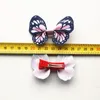 Nya 20st / Lot Cartoon Girls Ribbon Girls Hair Clips Bestseller Butterfly Shape Barrettes Härliga Kids Printing Animals Hairpins