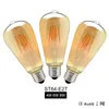 4W 6W 8W Dimmable COB LED Vintage Filament Retro Bulbs 220V 110V ST64 2200K 27000K Filament Lamp Vintage Lighting