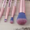 7pcs Mermaid Series Makeup Brush Set Quicksand Crystal Cosmetics Brushes Powder Eyeshadow Foundation Make up Tool drop shipping good quality