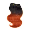 Brésilien Ombre Couleur Vague de Corps 2pcslot 8 pouces 50gpc Extension de Cheveux Humains Pas Cher Ombre 100 Armure de Cheveux Humains 7 couleurs Disponibles2886643