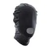 w1023 Sexy Party Mask Spandex With Latex Hood Cap Head Mask Mouth Open Halloween Mask Sex Toys For Couples5403036