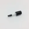 Schwarz 0,8 ml leeren Plastik-DIY Mascara Rohr Wimperncreme Wand Behälter Flasche Fläschchen mit Pinsel