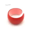 Opened Acrylic Kid's Bangle Fashion Solid Candy Color Plastic Bangles For Gift 24pcs/lot Free Shipping