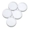 30 sztuk Biały Plastikowy Trójkąt Sortowanie Okrągłe Tace Do Nail Art Dhinestones Koraliki Kryształowe Narzędzia