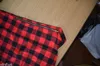 Été Men039s t-shirt Hip Hop allonger rouge Plaid coton flanelle t-shirts Arc ourlet fermeture éclair dorée taille M3XL1982731
