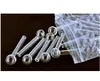 15cm and 10cm glass pipe clear oil burner tube oil nail glass pipe water pipe