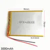 EHAO 357095 3.7V 3000mAh Lithium Polymer LiPo Rechargeable Battery For PAD mobile phone GPS power bank Camera E-books Recoder TV box
