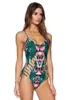 Hot Style Sexy One Piece Maillot de bain impression 3D Bikini Maillots de bain Femmes Maillots de bain monokini Summer Beachwear