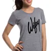 Großhandel - 2017 Neue Wifey Frauen T-Shirts Baumwolle Druck Oansatz Alien Baratas Weibliche Shirts Tops Paar Kleidung Kleidung für Frauen Top