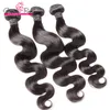 3 stks / partij 8-34 inch Menselijk haar Weave Dyable Natuurlijke Kleur Golvend Indiaas Haar Body Wave Hair Weeft Greatremy Hairextensions