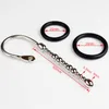 Maschio in acciaio inossidabile Uretrale Sounding Stretching Stimolare Bead Penis Plug Cock Ring BDSM uretra che blocca il dispositivo dilatatore dell'uretra