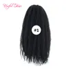 30 fios pcs 18 polegadas Afro kinky encaracolado extensão de cabelo sintético tranças de crochê kanekalon trança de cabelo para mulheres negras marley 9273526