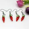 20 paires de boucles d'oreilles en verre à breloque piment pour femmes, mode Sexy, glaçure colorée, boucles d'oreilles au chalumeau de Murano, Mujer Brincos Oorbellen Dangle