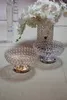 glass bead Crystal Table Candlesticks Wedding Centerpiece/Tall Crystal Candle Holder