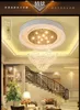 K9 Crystal Chandeliers LED LAMP Modern ljuskronor Ljus Fixtur Hem inomhus Belysning Hotel Hall Lobby Stair Round Long Crystal Drop Light