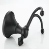 Free shipping new designed European black Antique Bronze Robe black Double Hooks ,Clothes Hook,Coat Hook,Bathroom Products