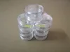 500pcs / mycket snabb frakt 10g Rensa tomma krämburk 10ml Transparent Cream Pot Display Case 10cc Cosmetic Förpackning