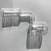 2023 Latest XXL Quartz Thermal Banger 10mm 14mm 18mm Double Tube Quartz Nail Thermal Quartz Banger Nail For Glass Water Pipes Glass Bongs