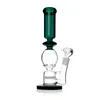 Mix color Glass Bongs straight type percolators glass water pipes for smoking with 18mm female joint wholesale