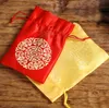 Bolsa de presente bordada de seda chinesa 9x13cm 13x17cm Bolsas para lembrancinhas de festa de aniversário de casamento Bolsas para embalagens de joias5104250