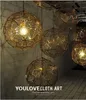 Modern Round Ball Pendant Lamps American Droplight Silver Gold Copper Pendant Lights Fixture Hotel Bar Home Inomhusbelysning Restaurang Lampa