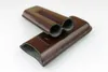 Cohiba marron couleur et couleur en cuir noir 2 tube de voyage cigare cigare Humidor pour fumer 3854230