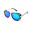 2022 클래식 남성 Steampunk 선글라스 파일럿 선글라스 남성 / 여성 미러 브랜드 낚시 안경 빈티지 선글라스 공장 도매