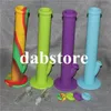 DHL-freie Silikon-Bongs-Wasserpfeifen 8 Farben Silikon-Glasbongs Bohrinsel-Wasserpfeifen Glasbongs Bunte schnelle Lieferung