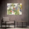 Art floral moderne coquelicots et iris Raoul Dufy peinture à l'huile sur toile de haute qualité peint à la main image en lin pour salon Decor194l