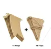 15pcs Flag Burlap Banner, DIY Decoration for Wedding, Baby Shower and Party