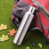 Nytt vakuumisolerat rostfritt stål Vattenflaska Sport Dubbelmur Portable läckage Säker rese Muggar Utomhus Travel Climbing Cups WX-C39