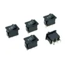 Black Snap-in 6A 250VAC/10A 125VAC 3 Pins ON-OFF-ON 3-Positions SPDT 19x13mm Panel Mount Car Rocker Boat Switch