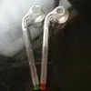 Tuyaux de fumée Hookah Bong Glass Rig Oil Water Bongs Spray coloré long pot incurvé