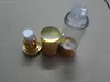 100pcs / lot 15ML 30ML Secant Vacuum bottiglia spray Airless Pump cosmetici profumo bottiglia vaso Campione alluminio anodizzato sabbia