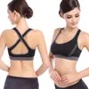 2017 nieuwe mode vrouwen mode gewatteerde top atletische vesten gym fitness sport bhs yoga stretch shirts vest