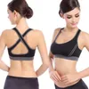 2017 New Fashion Women mode vadderade topp atletiska västar gym fitness sport behå yoga stretch skjortor väst väst