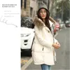 2019 nuove donne parka collo di lana parka di spessore giacca di cotone peluche parka mujer camperas mujer abrigo A644