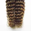 # 6 Médio Brown extensão de cabelo de queratina 100g / extensões de fios queratina U Extensões de Cabelo Profunda Encaracolado Extensões de Cabelo Humano