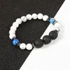 Nieuwe Design Zomer Mens Armband 1 stks 8mm met 12mm Lave Stone Tiger Eye Stone Beads Lucky Energy Armbanden voor Mannen