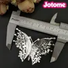 50pcs/lot 60mm 골드 톤 버터 플라이 브로치 womrn 파티 공식 드레스 화려한 라인 스톤 핀 브로치