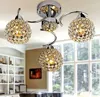 Modern/Contemporary Electroplated Feature for Crystal Metal Bedroom / Dining Room / Hallway ceiling lamp LLFA